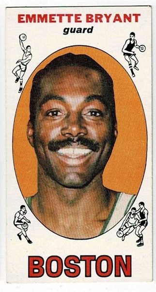 1969 Topps Basketball #47 Emmette Bryant - Boston Celtics RC